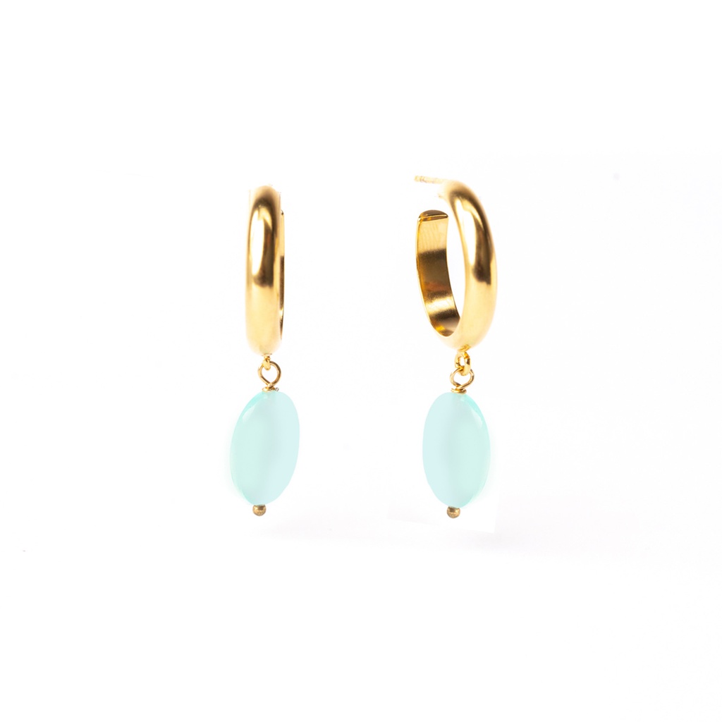 Capri aqua hoops