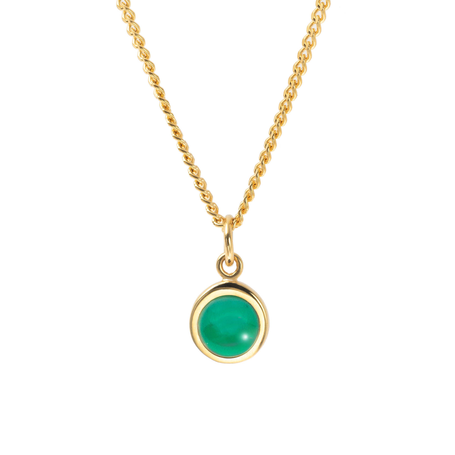 Gemstones gold necklace Chloe