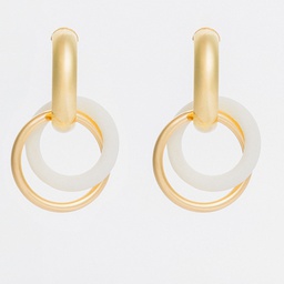 Alba bone earrings