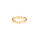 Kubik gold thin ring 