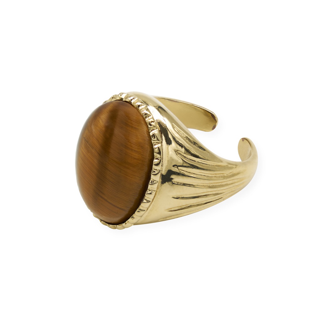 Rio tiger eye ring