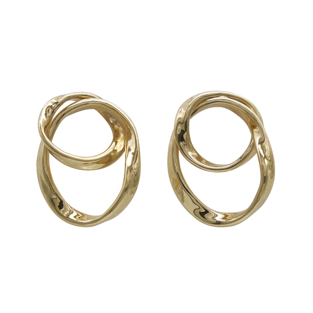 Sabina gold front hoop