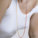 Collar cristal largo Lava