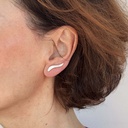 Pendientes ascendentes plata Rio