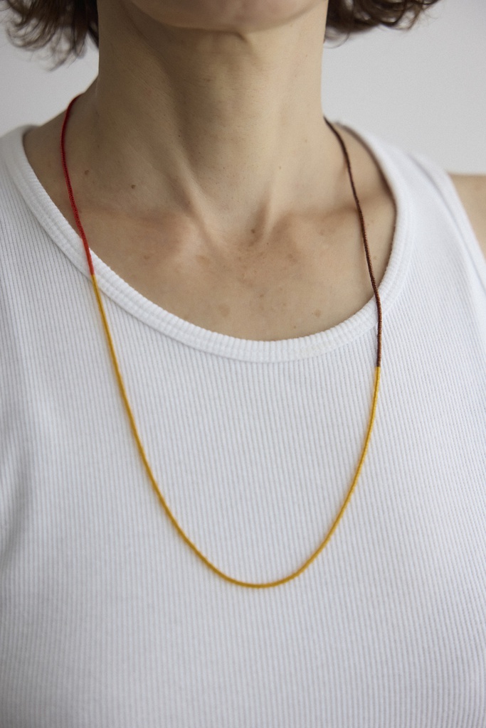 Collar cristal corto Lava