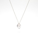 Sabina mini silver necklace