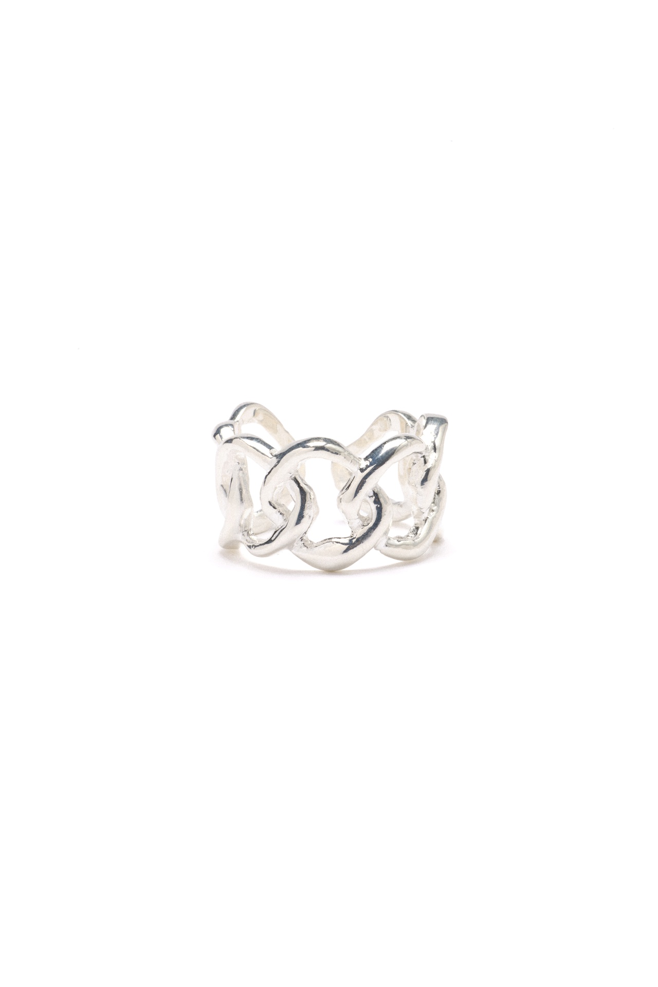 Anillo eslabones Sabina plata