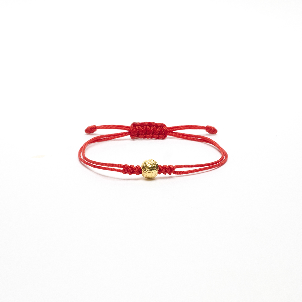 Lava string bracelet