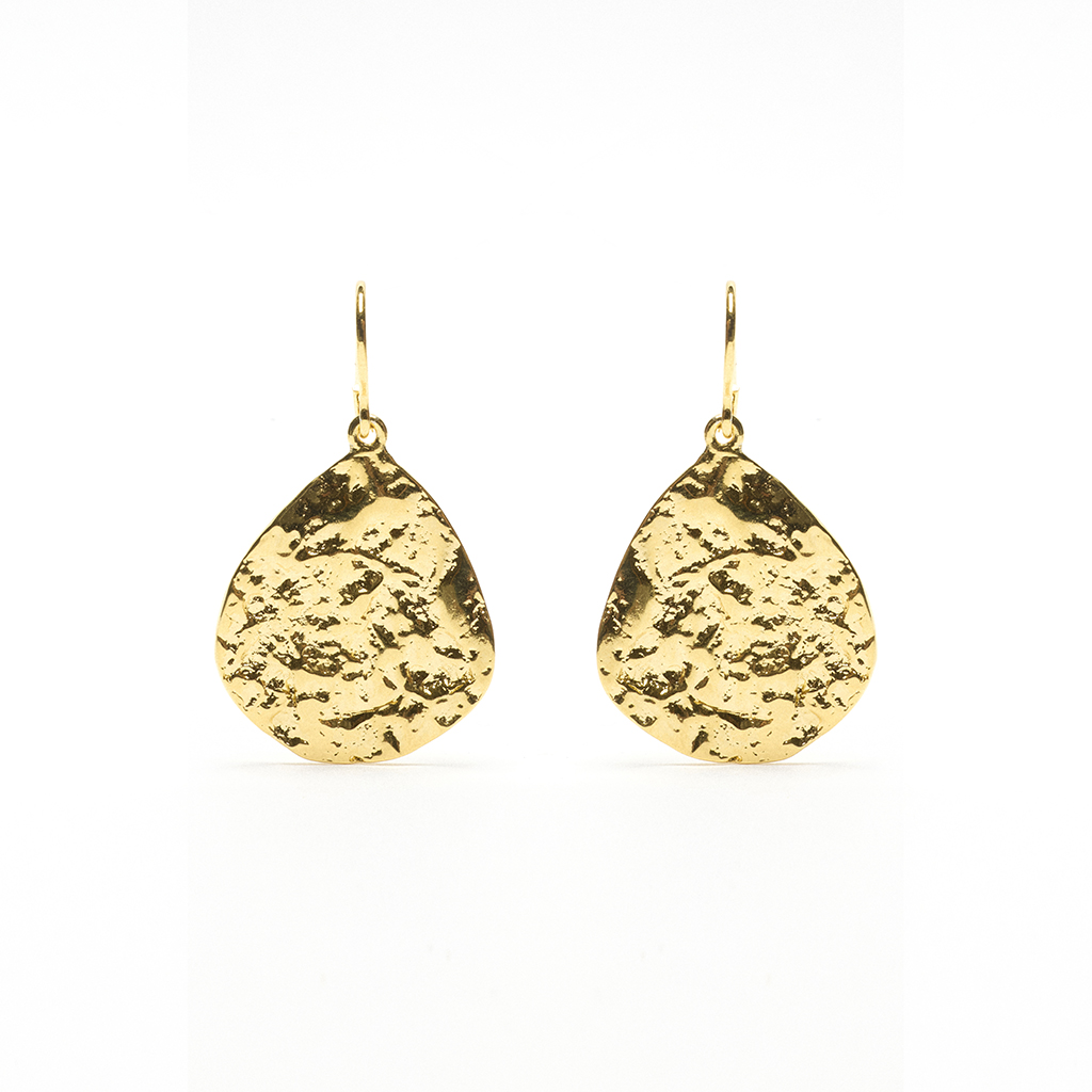 Pendientes oro Lava
