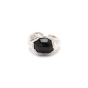 Lava silver ring