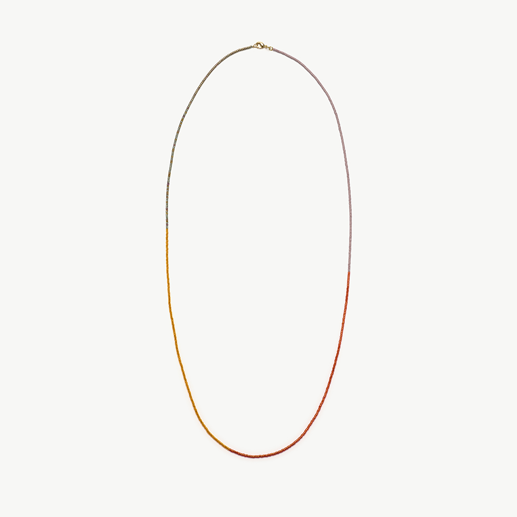 Collar cristal largo Lava