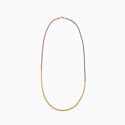 Lava short crystal beads necklace