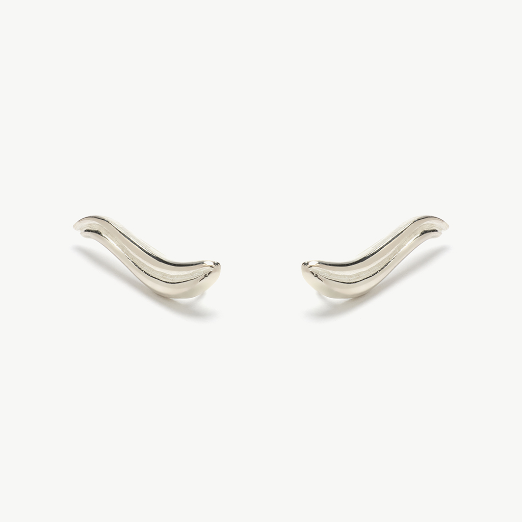 Pendientes ascendentes plata Rio