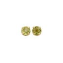 Olivina round stud earrings