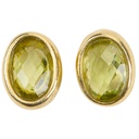 Olivina oval stud earrings