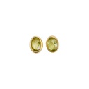 Olivina oval stud earrings