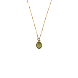Olivina oval necklace
