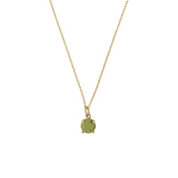 Olivina round necklace