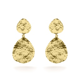 Lava double drop earrings