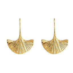 Pendientes cortos Carmen (Plata con baño de oro)