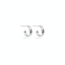Argollas mini Luna (Plata)