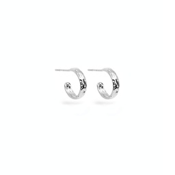 Luna mini hoops (Silver)