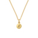 Letter E necklace
