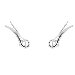 Pendientes ascendentes Lia (Plata)