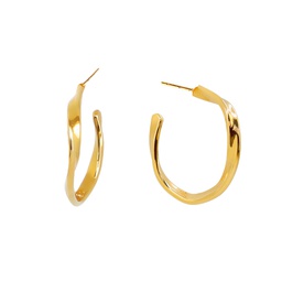 Hoops Sabina (Silver plated with gold plating)