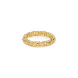 Thin ring Maria (Silver plated with gold plating, 15)