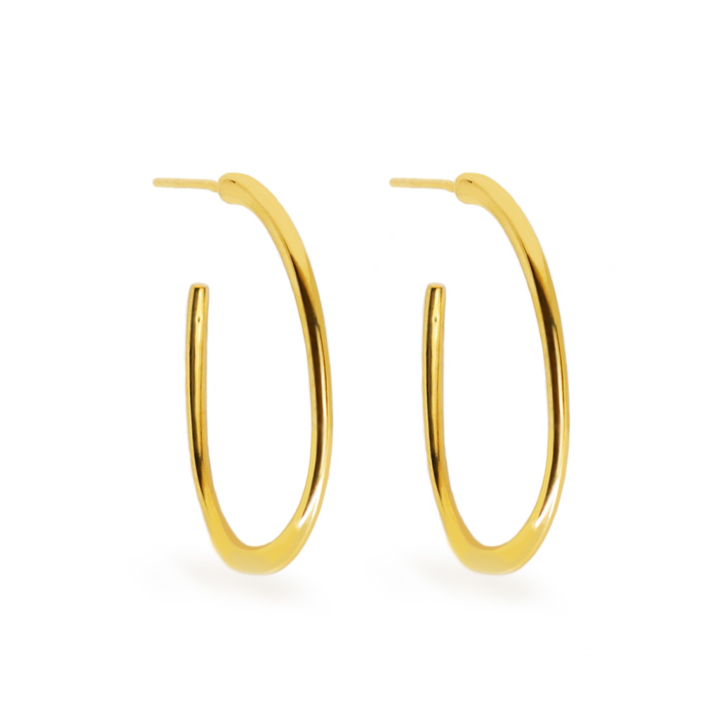 Eva gold hoops