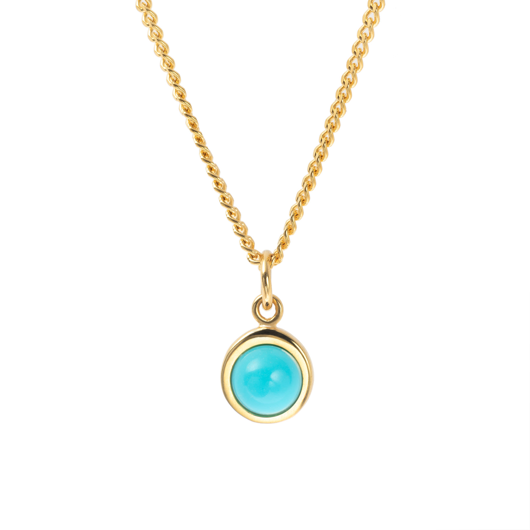 Gemstones gold necklace Chloe