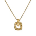 Cactus gold necklace