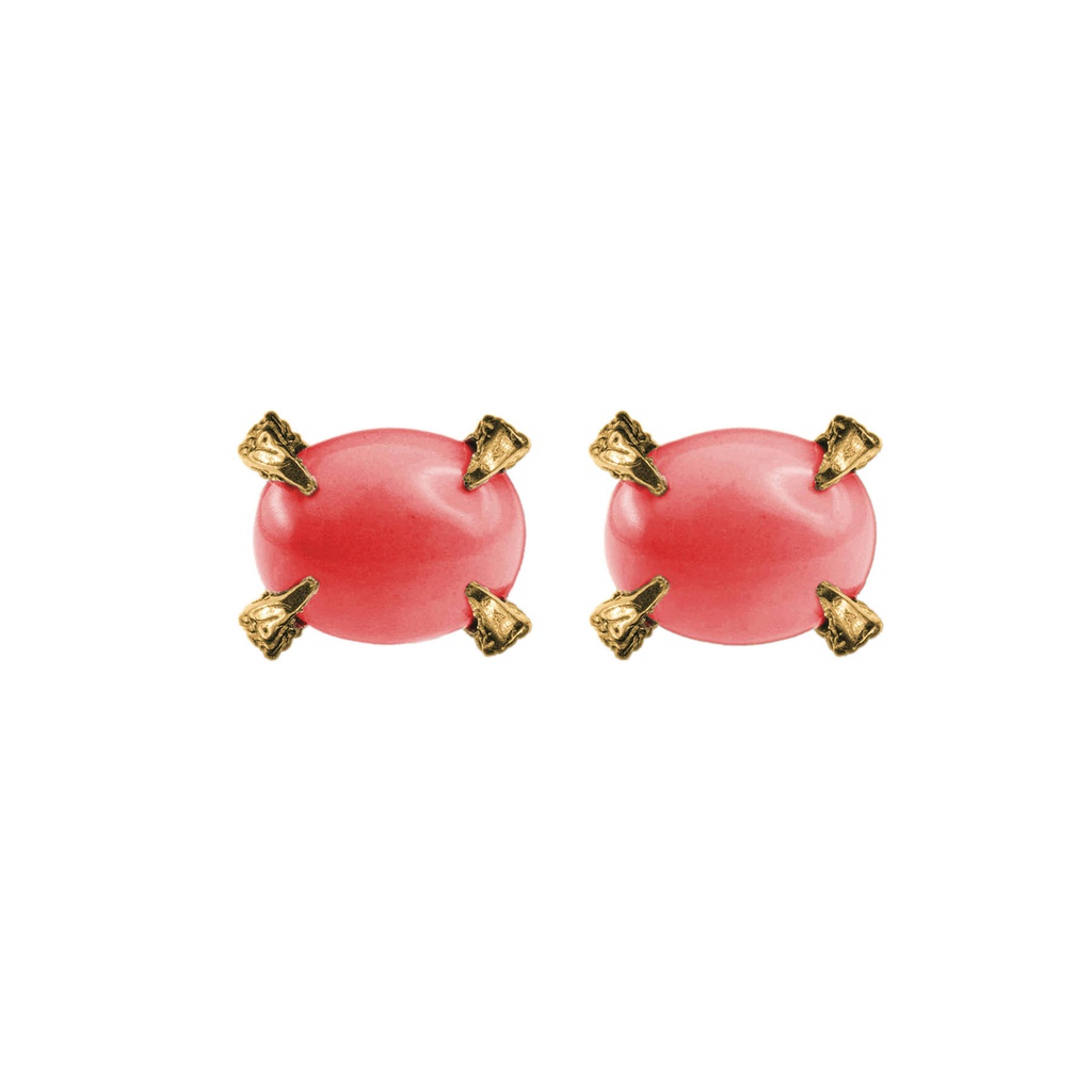 Coral studs Sira