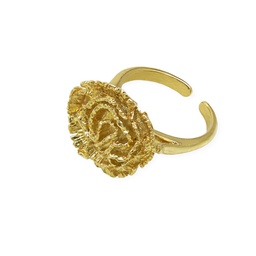 Clavel gold ring