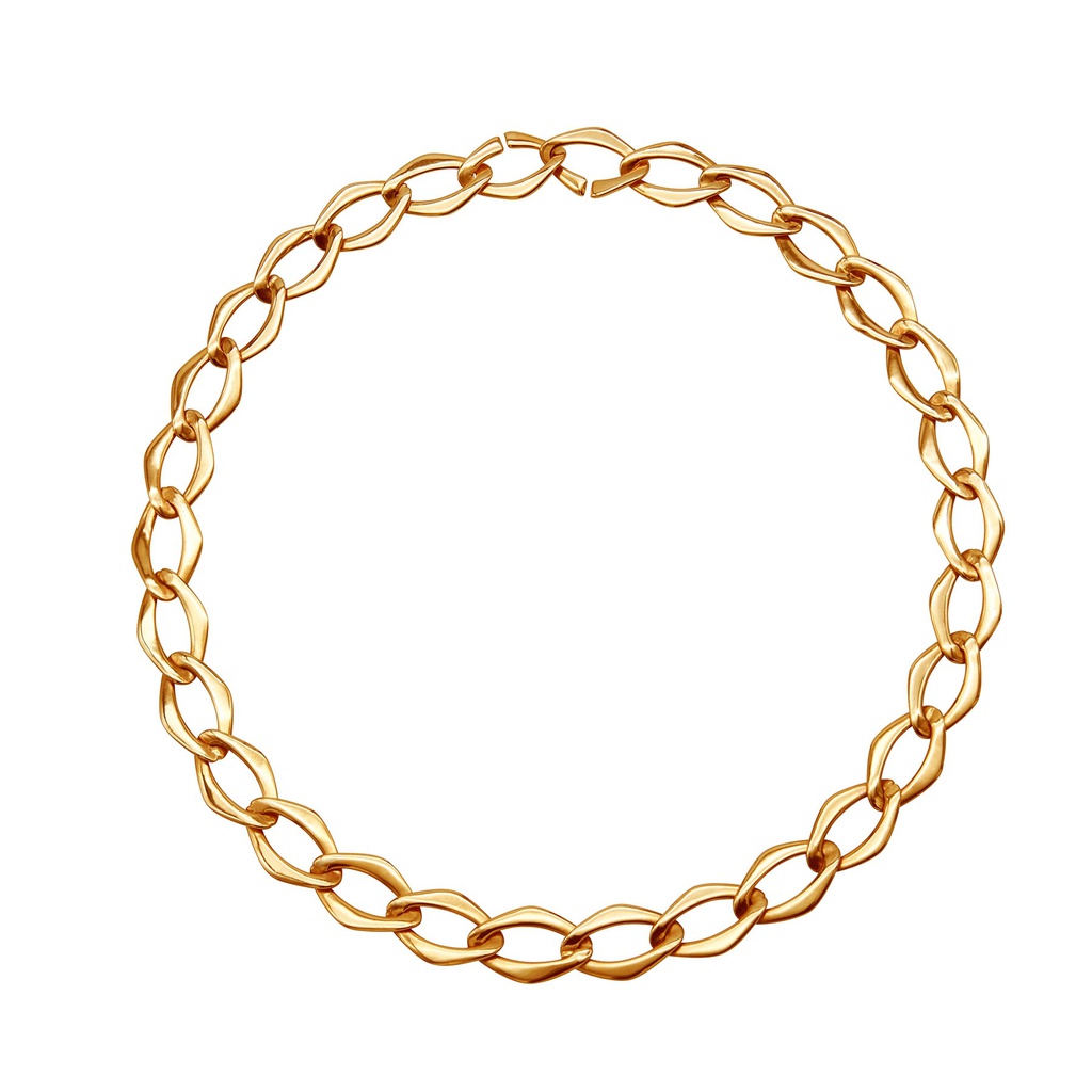 Maria gold links necklace