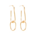 Pendientes de eslabones de oro Kasia
